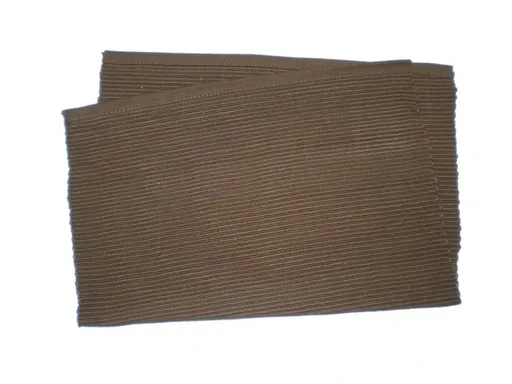 TORO Prostírání žebrovaný profil,  hnědé