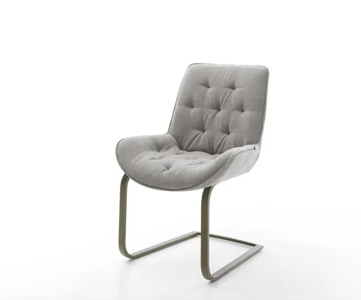 Jídelní židle Taimi-Flex látka Měkký šedá jídelní židle plochý