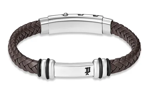 Police Pánský kožený náramek Highbridge PEAGB0041402