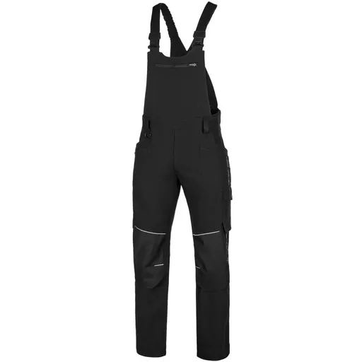Ardon Pracovní kalhoty s laclem 4Xstretch - Černá | 60