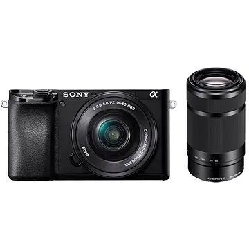Sony Alpha A6100 černý + E PZ 16–50 mm f/3,5–5,6 OSS + E 55–210 mm f/4,5–6,3 OSS (ILCE6100YB.CEC)