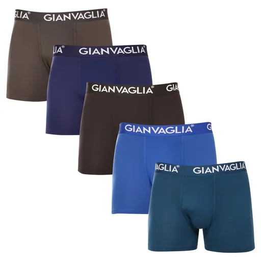 Gianvaglia 5PACK pánské boxerky vícebarevné (GVG-5007) XXL
