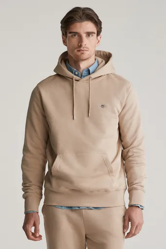 MIKINA GANT REG SHIELD HOODIE DRY SAND