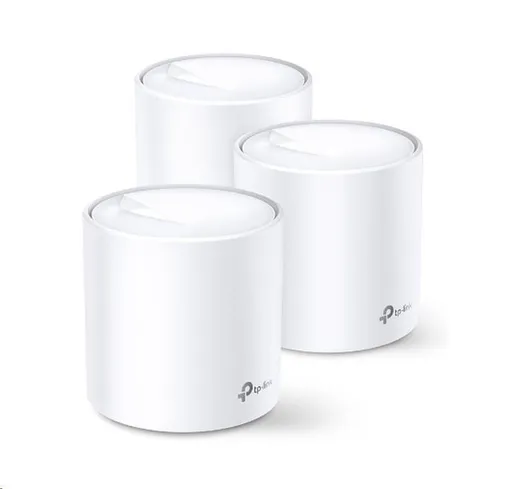 TP-Link Deco X20(3-pack) WiFi6 Mesh (AX1800, 2, 4GHz/5GHz, 2xGbELAN/WAN)