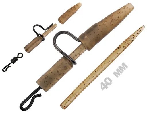 Zfish závěsky heavy duty clip complete set 40 mm 5 ks