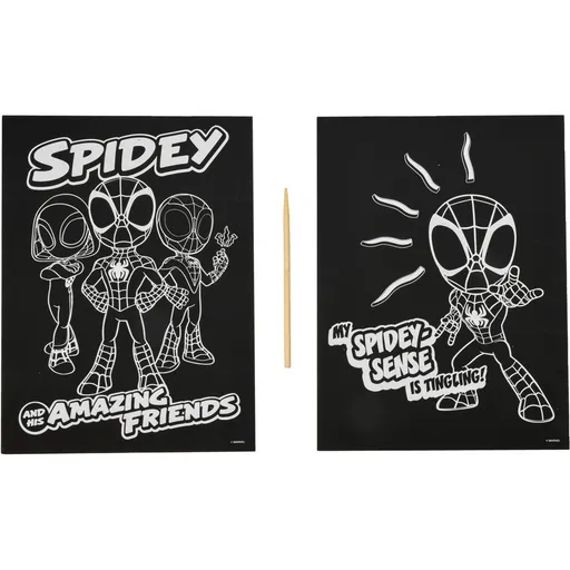 Vyškrabávací obrázky Spidy