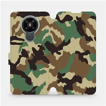 Flipové pouzdro na mobil Nokia 3.4 - V111P Maskáče (5903516408221)