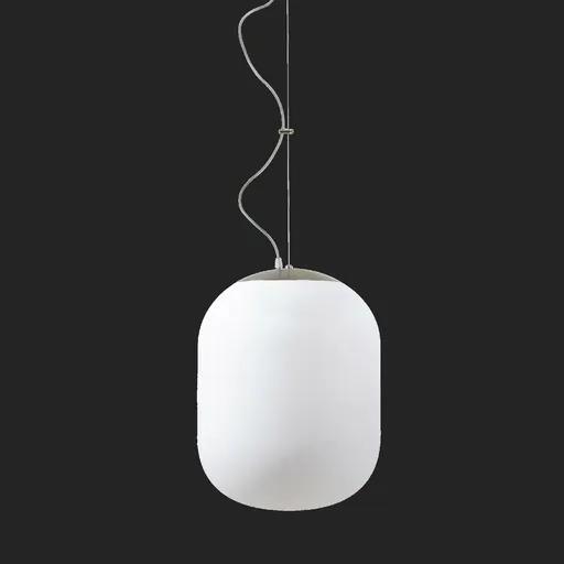 OSMONT TAN62378 TANIA L2 HP závěsné skleněné svítidlo nerez broušená / bílá IP40 3000 K 58W LED DALI