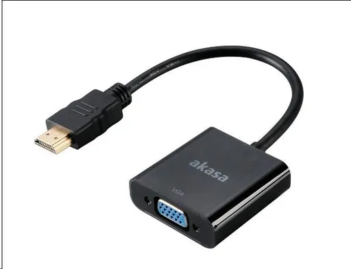 AKASA adaptér HDMI na VGA, 20cm