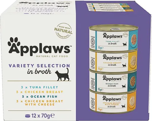 Applaws konzerva Cat multipack Supreme mix 12 × 70 g (5060333437398)