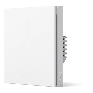 AQARA Smart Wall Switch H1(With Neutral, Double Rocker) (AQARA-WS-EUK04-1036)
