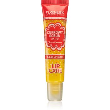 FlosLek Laboratorium Lip Care cukrový peeling na rty příchuť Pera Limonera 14 g