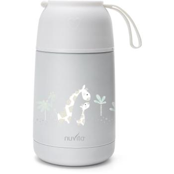 Nuvita Thermos termoska se silikonovým držákem White 500 ml