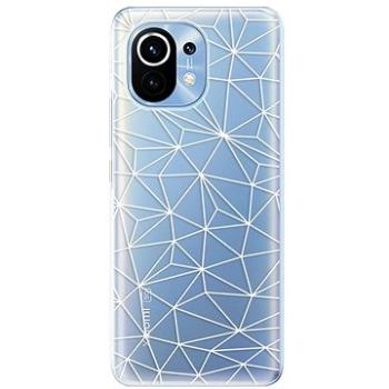 iSaprio Abstract Triangles 03 - white pro Xiaomi Mi 11 (trian03w-TPU3-Mi11)