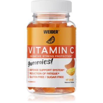 Weider Vitamin C gumoví medvídci pro podporu imunitního systému příchuť Orange 84 ks