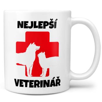 Hrnek Nejlepší veterinář – kříž (Náplň hrníčku: Žádná)