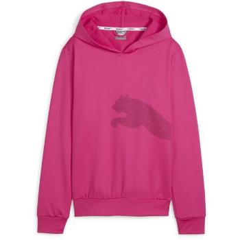 Puma BIG CAT FRENCH TERRY HOODIE Dámská sportovní mikina, růžová, velikost