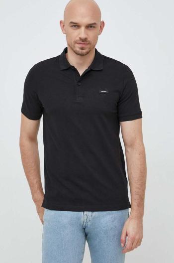 Polo tričko Calvin Klein černá barva, K10K111196