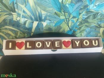 I Love You csokoládéból