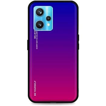 TopQ Kryt LUXURY Realme 9 Pro+ pevný duhový fialový 73134 (Sun-73134)