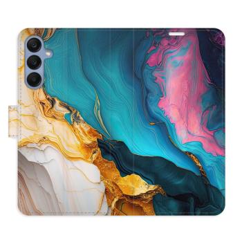 Flipové pouzdro iSaprio - Colourful Marble - Samsung Galaxy A25 5G