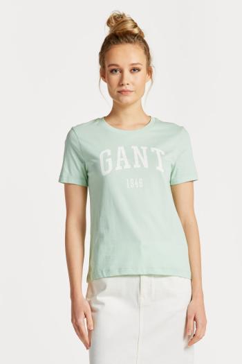 TRIČKO GANT LOGO SS T-SHIRT MINTY GREEN