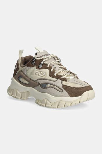 Sneakers boty Fila RAY TRACER béžová barva