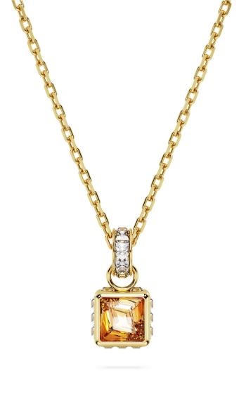Swarovski Elegantní pozlacený náhrdelník s křišťály Chroma 5648749