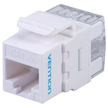 Vention Cat.6 UTP 180 Degree Keystone Jack White (IPEW0)