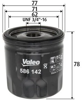 VALEO 586142 pro vozy AUDI, SEAT, SKODA, VW (586142)
