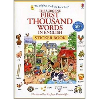 First Thousand Words in English Sticker Book (1409570401)