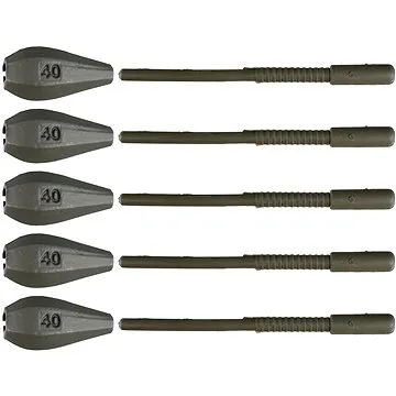 Suretti Olovo Bruce torpedo 40g Barvené 5ks (4891223213928)