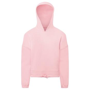 TriDri® Dětská oversize mikina z recyklovaného materiálu - Světle růžová | 12-13 let