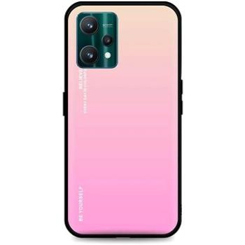 TopQ Kryt LUXURY Realme 9 Pro pevný duhový meruňkový 73235 (Sun-73235)