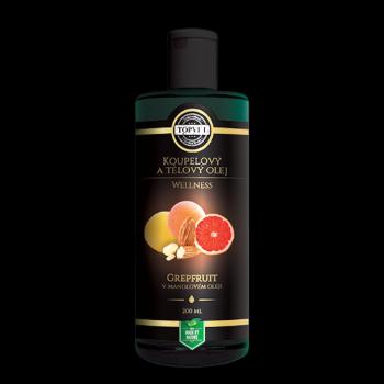 Topvet Tělový olej Grapefruit, 200 ml