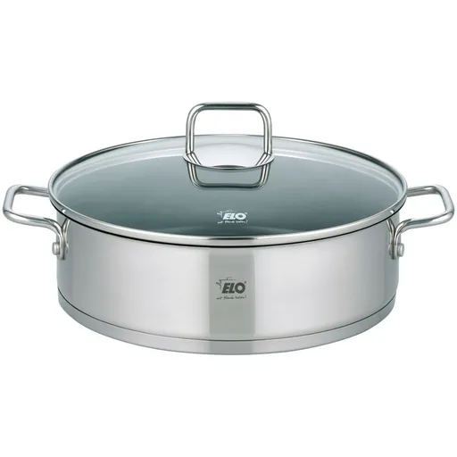 Elo 72438 Kastrol nerezový se skleněnou poklicí Citrin 28 cm