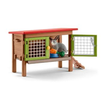 Schleich 42420 Králíkárna se zvířátky a příslušenstvím, 25 x 11 x 16 cm