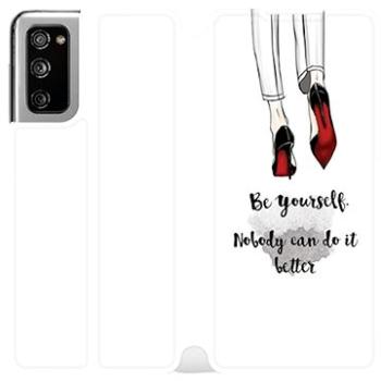 Flipové pouzdro na mobil Samsung Galaxy S20 FE - M046P Be yourself (5903516466054)