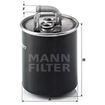 MANN-FILTER WK842/17 pro vozy MERCEDES-BENZ (WK842/17)