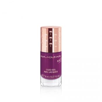 Naj-Oleari Oleo gel Nail Lacquer lak na nehty s gelovým efektem - 18 blueberry juice 8 ml