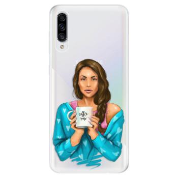 Odolné silikonové pouzdro iSaprio - Coffe Now - Brunette - Samsung Galaxy A30s