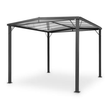 Blumfeldt Pantheon Solid Sky Flat, pergola, přístřešek, 3x3m, polykarbonát, šedá