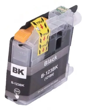 BROTHER LC-123 - kompatibilní cartridge, černá, 600 stran
