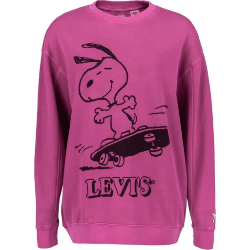 Levi's® UNBASIC CREW SWEATSHIRT Dámská mikina, růžová, velikost