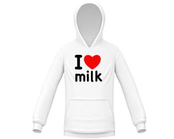 Dětská mikina I Love milk