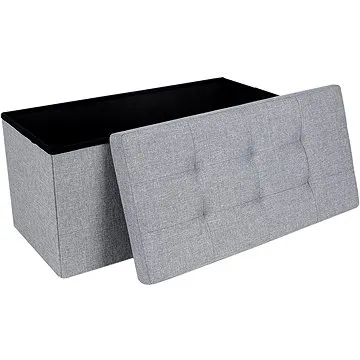 Lavice Maddie, 76 cm, světle šedá