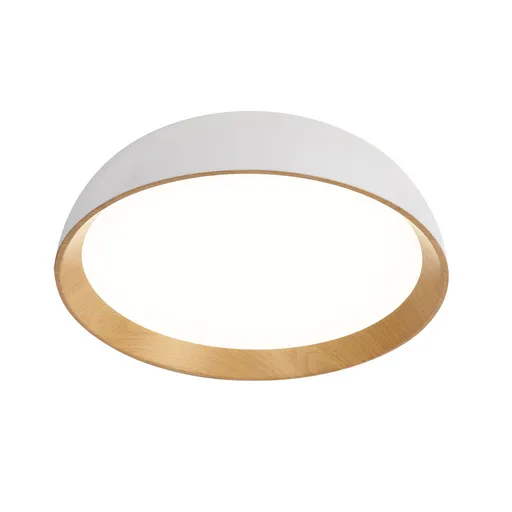 Kalábrie stropní lampa bílá dřevěná stropní lampa bílé stínidlo