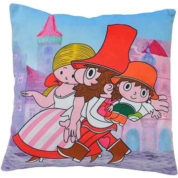Polštář 25x25cm Rumcajs, Jičín (8590121504492)
