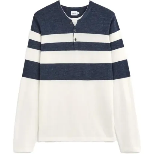 CELIO TECHILLRAY Pánský svetr, bílá, velikost