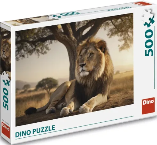Puzzle Odpočívající lev 500 dílků